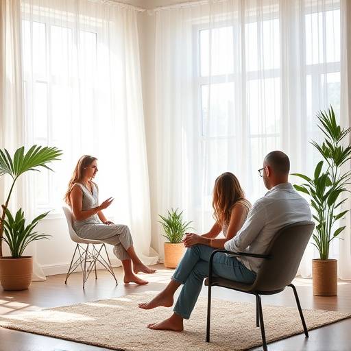 Bright and airy Studio A with large windows, capturing natural light for a portrait session. Soft light diffuses beautifully through the sheer curtains.